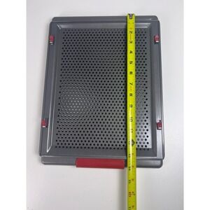 KitchenAid FRENCH FRY FLIPPER / CRISPER/GRILLER PANS With Red Silicone Handle